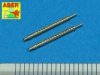 Aber A48 002 Set of 2 barrels for German 7,92 mm MG 17 aircraft machine guns (1:48)